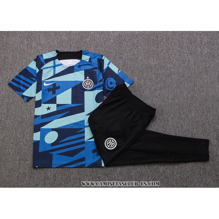 Chandal del Inter Milan 22-23 Manga Corta Azul